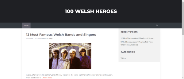 Publish Guest Post on 100welshheroes.com