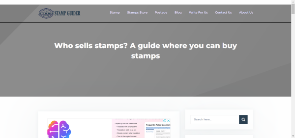 Publish Guest Post on stampguider.com