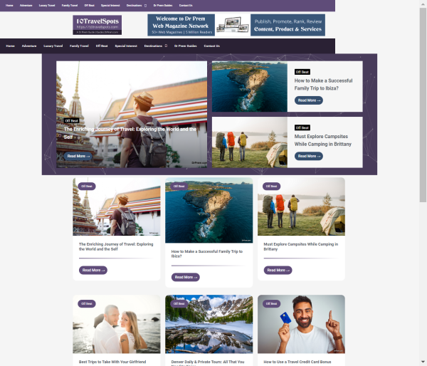 Publish Guest Post on 10travelspots.com