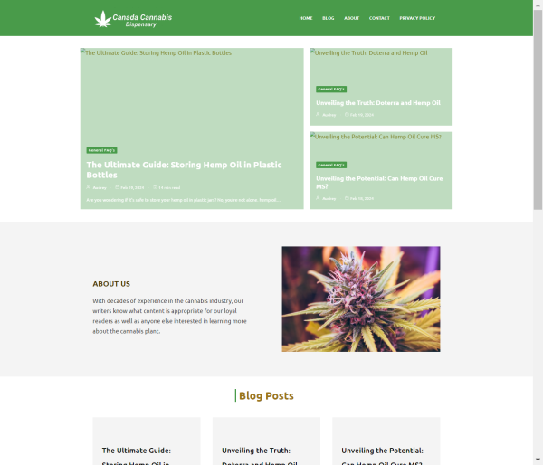 Publish Guest Post on canadacannabisdispensary.co