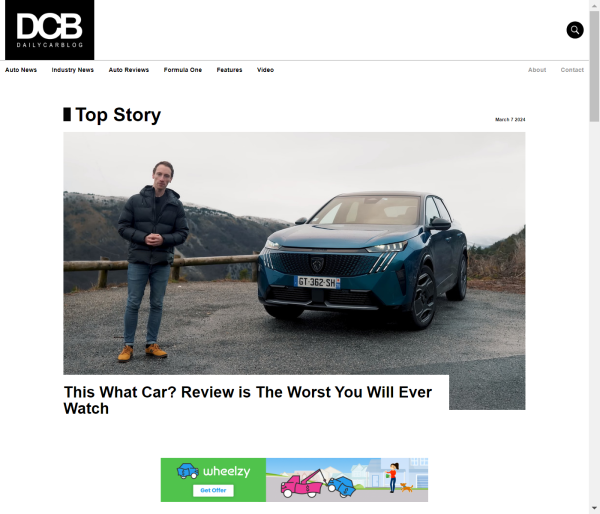 Publish Guest Post on dailycarblog.com