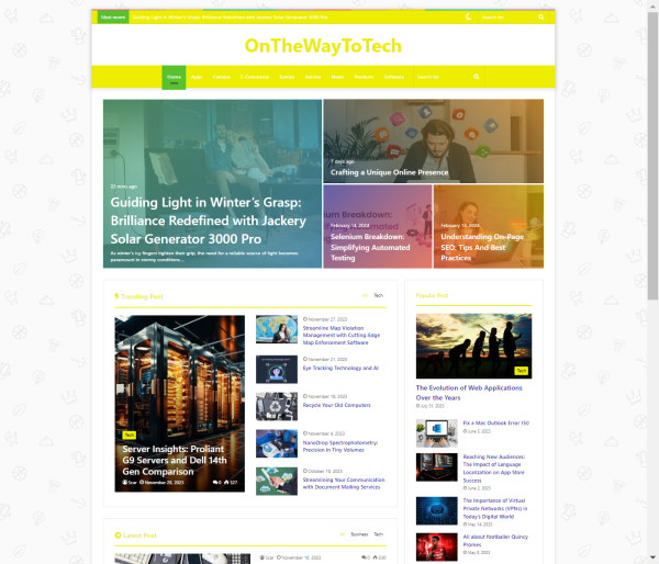 Publish Guest Post on onthewaytotech.com