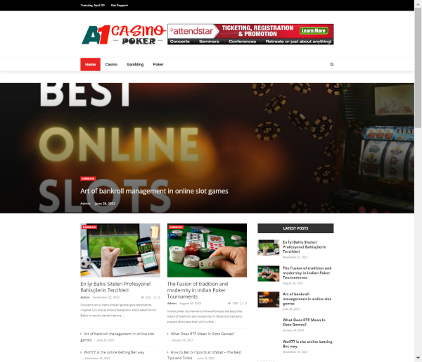 Publish Guest Post on a1casinopoker.com