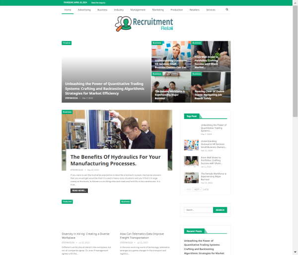 Publish Guest Post on recruitment-retail.com