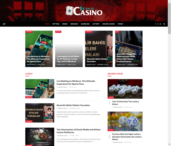 Publish Guest Post on casinojoys.com