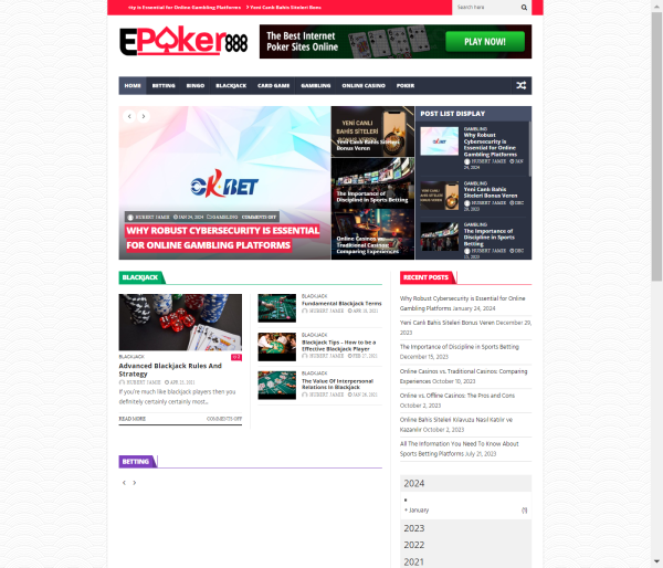 Publish Guest Post on e-poker-888.com